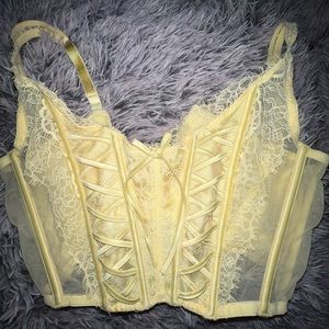 Victoria secret yellow corset
